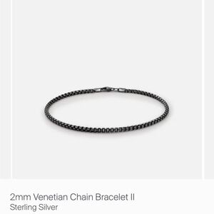 Miansai Sterling Silver Chain Bracelet